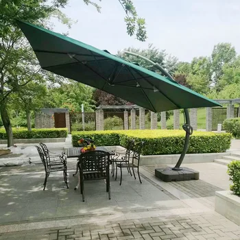 Уличная мебель, высокая степень затенения, автомобильный зонт от солнца, ветрозащитная основа под открытым небом, большой зонт для сада с наполнением водой